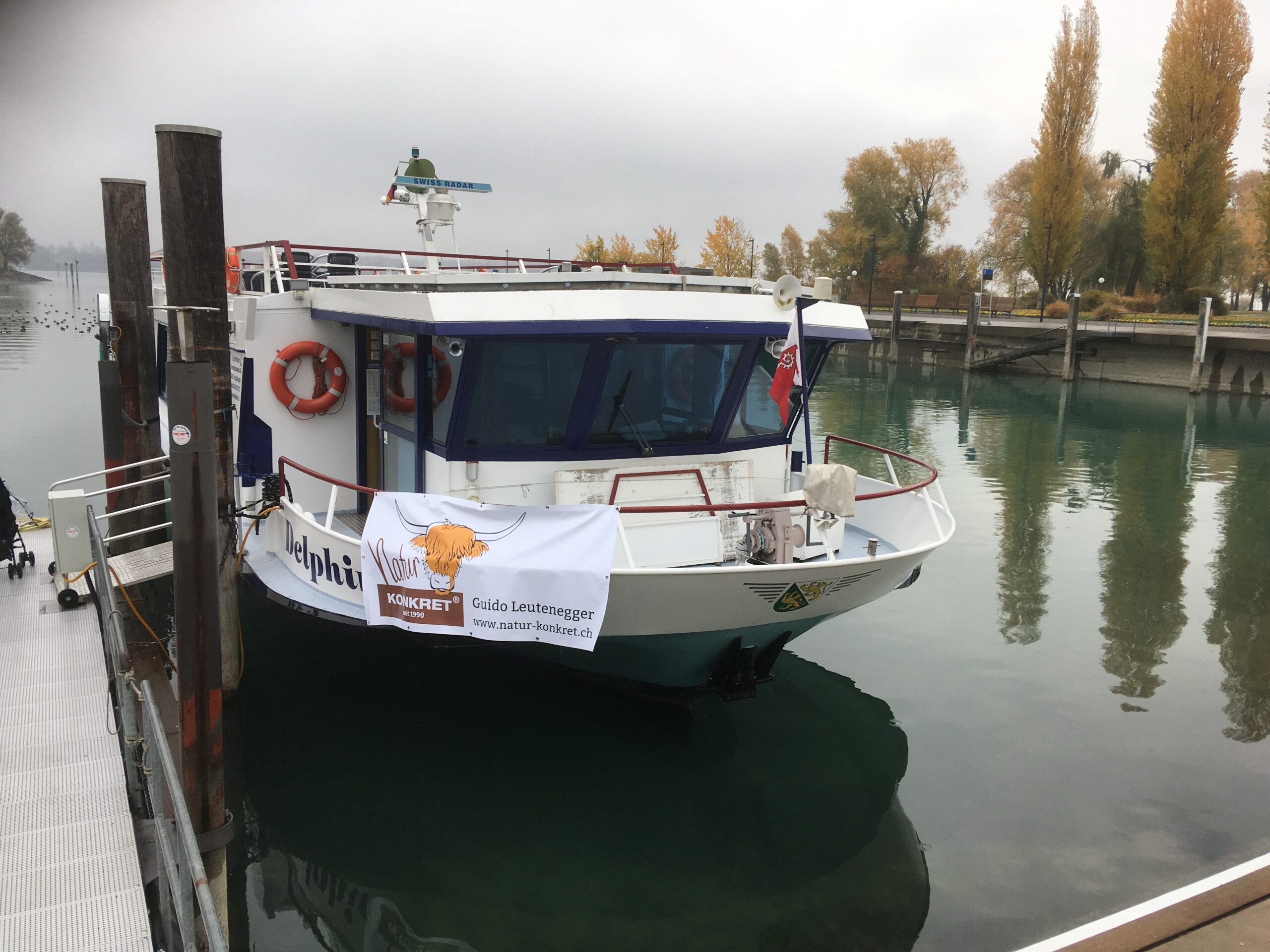 Schiffahrt durch Wasservogelgebiet