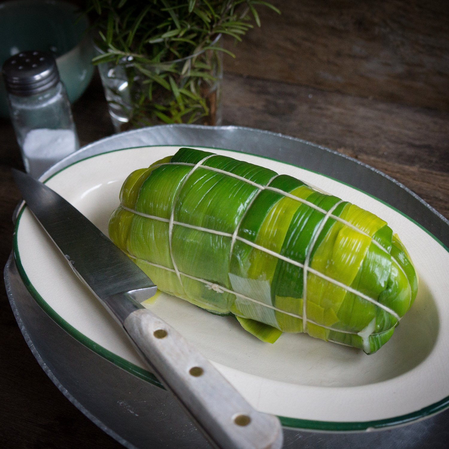 Saucisson im Lauch-Käfig